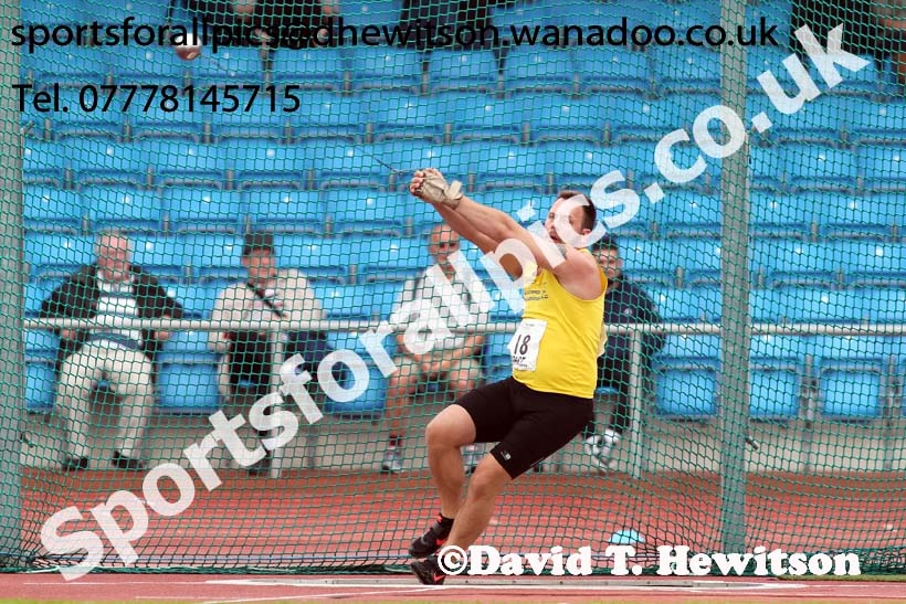 Mens  senior hammer, Northern Senior and Under-20s Track and Field Champs., Manchester. Photo: David T. Hewitson/Sports for All Pics
